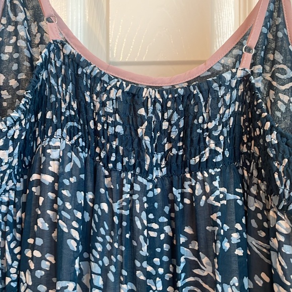 Love Stitch unique long flowy empire dress Size L - Picture 4 of 7